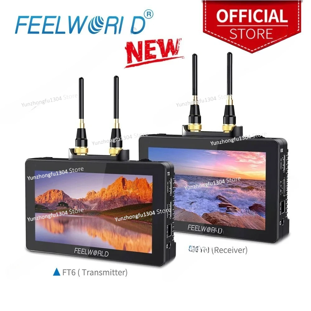 Wireless Video Transmitter For Camera Dslr - FEELWORLD 5.5 Inch Wireless Video Transmission