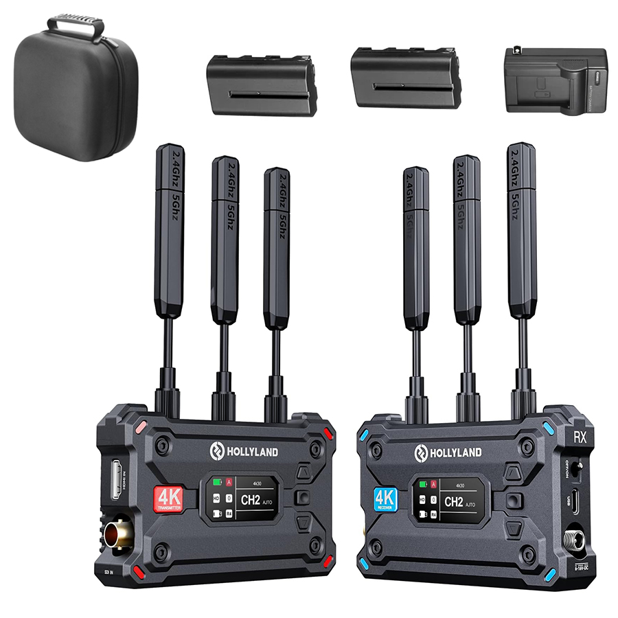 Wireless Sdi Transmitter Video 1000Ft - Hollyland/Moma Pyro S 1TX+1RX Wireless Video