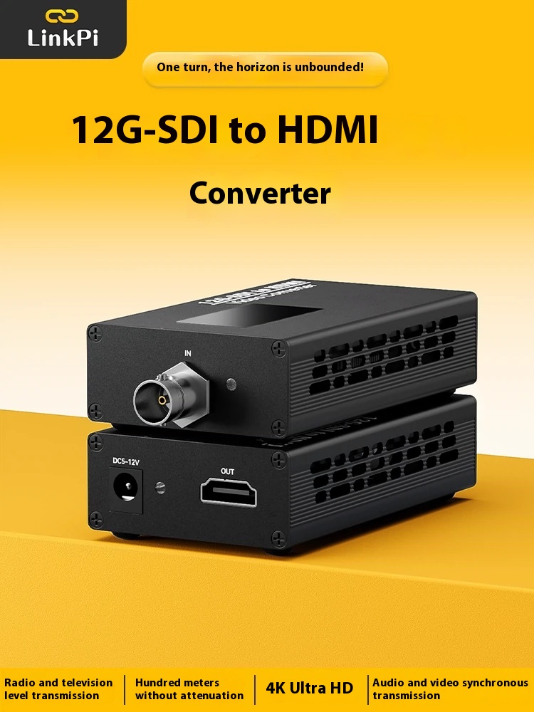 Sdi To Hdmi Converter Broadcast - Professional 12G-SDI to HDMI 4K60 Converter