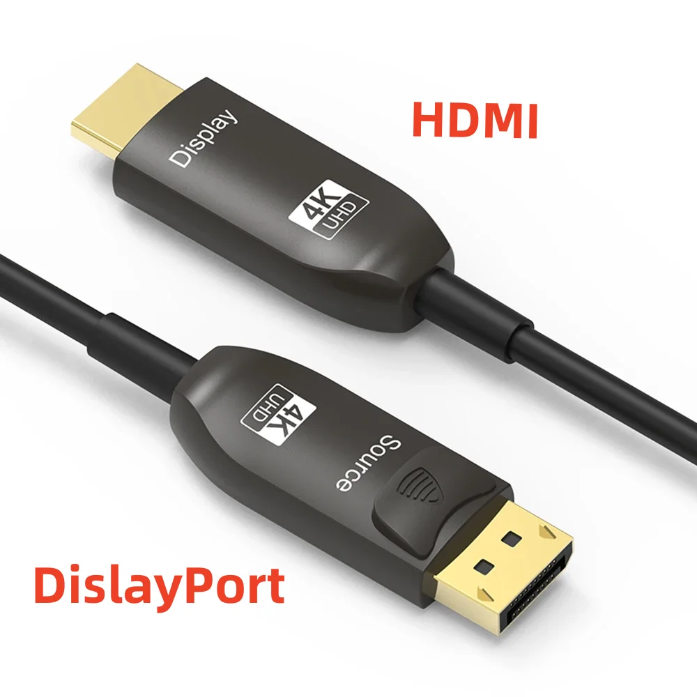 Hdmi Fiber Optic Cable 50M 100M - Displayport to HDMI Fiber Optic Cable