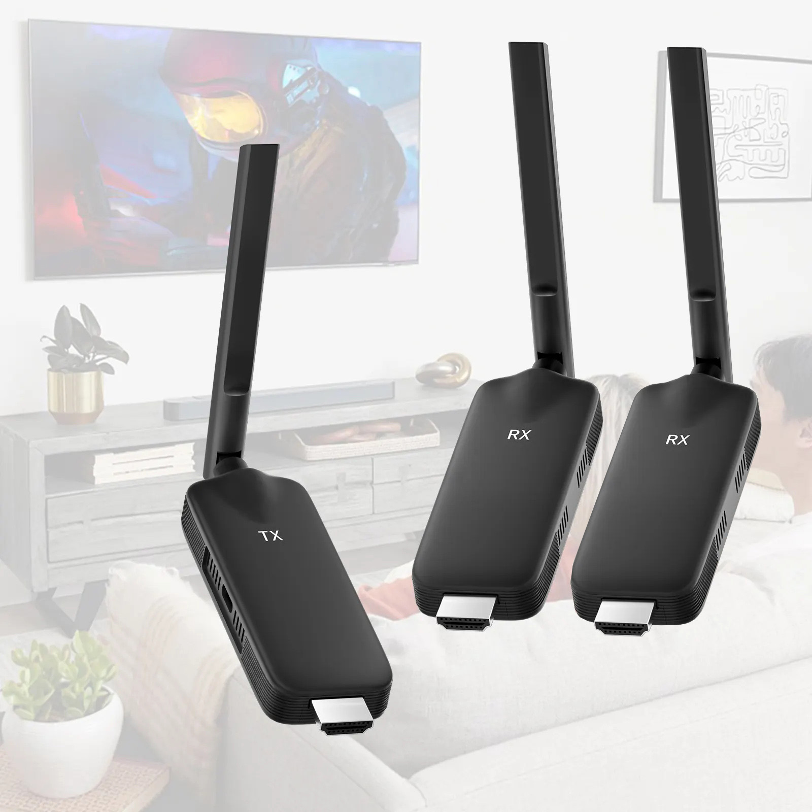 Wireless Hdmi Transmitter And Receiver 4K - 50m Wireless HDMI Video Transmitter Receiver