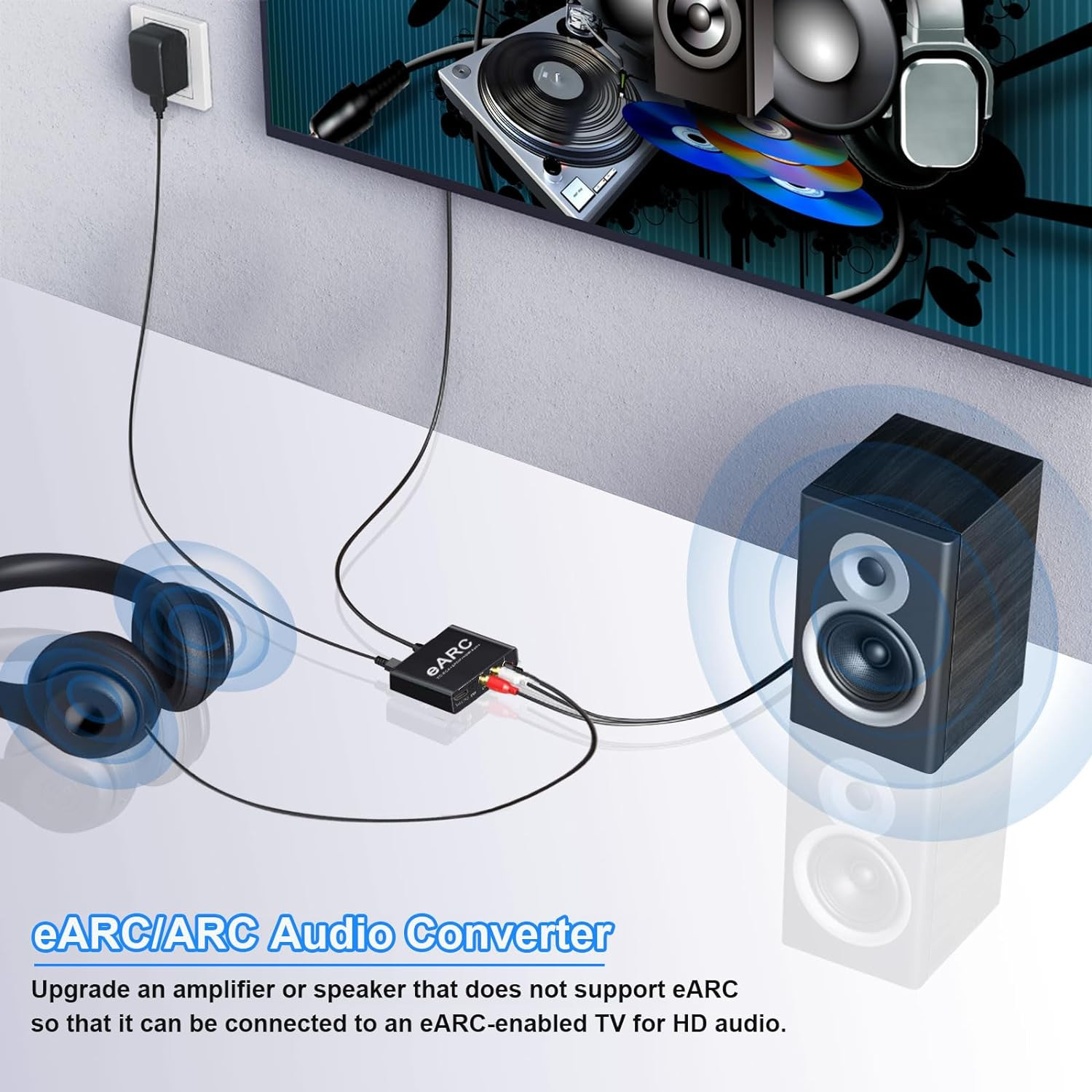 Hdmi Audio Extractor Earc 7.1 - 5.1 7.1 Channel Audio Extractor 192Khz