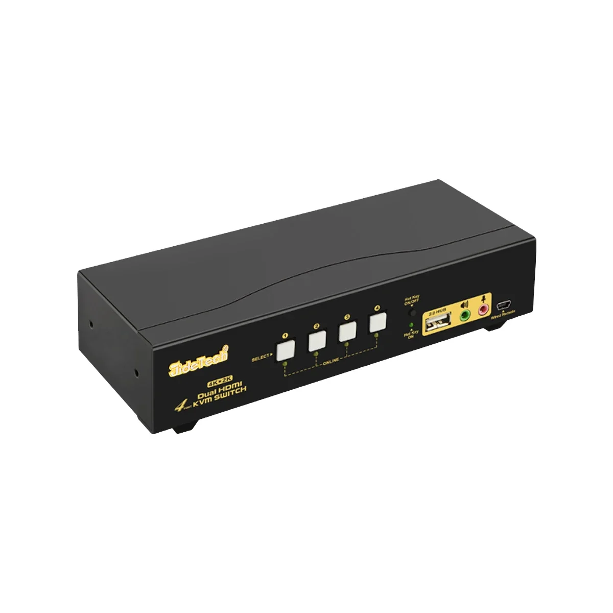 Hdmi Kvm Switch 4 Port Dual Monitor - In stock JideTech 4 Port Dual
