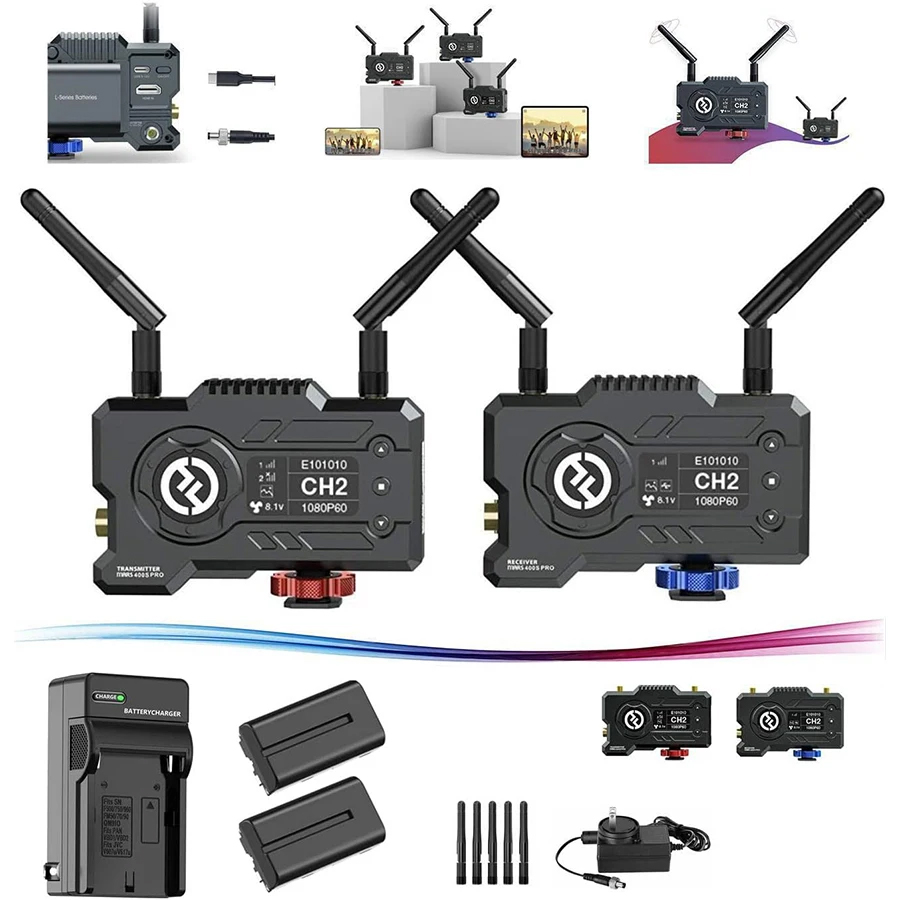 Wireless Sdi Transmitter Video 1000Ft - Hollyland Mars /MOMA 400S PRO 400ft