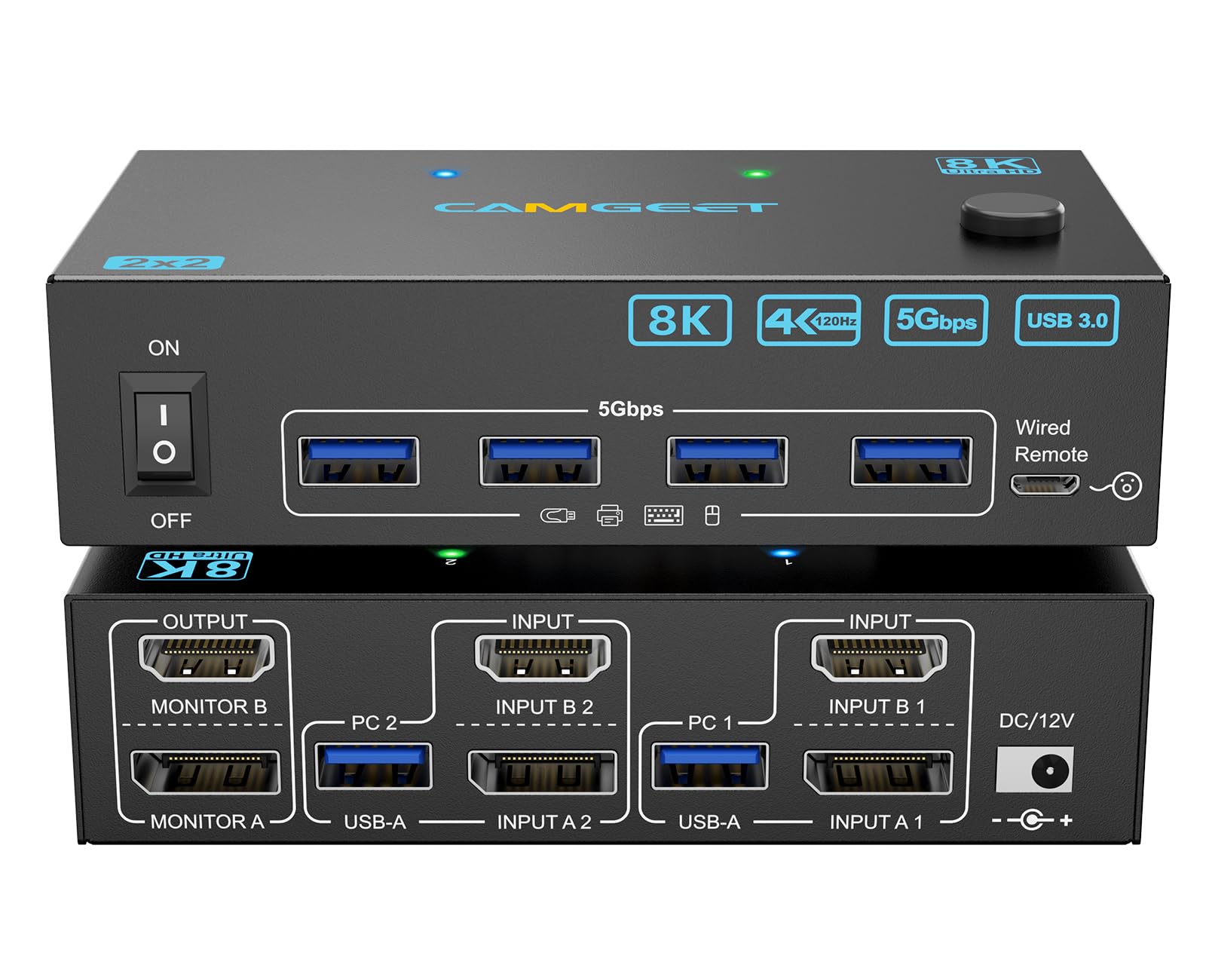 4K@144Hz KVM Switch 2 Monitors - Hdmi Kvm Switch 4 Port Dual Monitor review and price