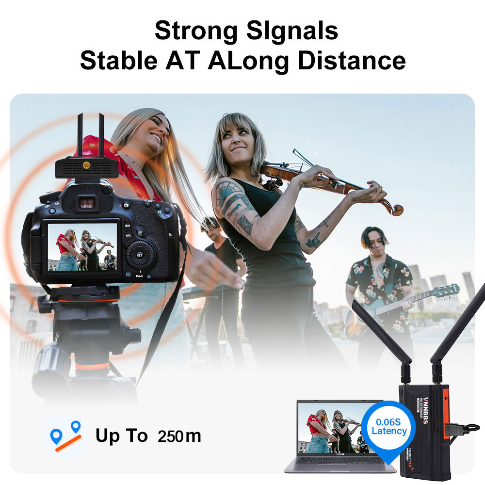VNNBBS Wireless HDMI Video Aud - Wireless Video Transmitter For Camera Dslr review and price
