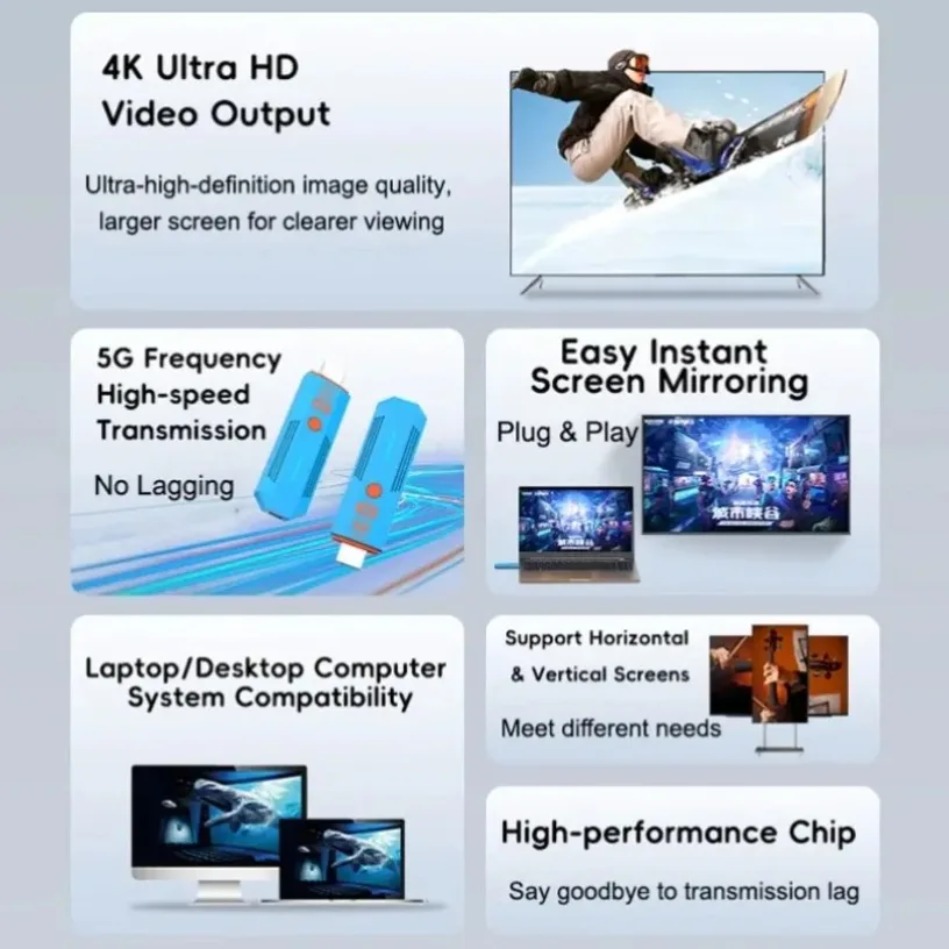 Wireless HDMI-Compatible Trans - Wireless Hdmi Transmitter And Receiver 4K review and price