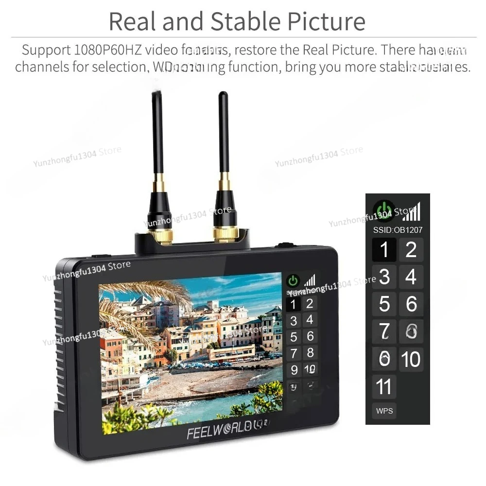 FEELWORLD 5.5 Inch Wireless Vi - Wireless Video Transmitter For Camera Dslr review and price