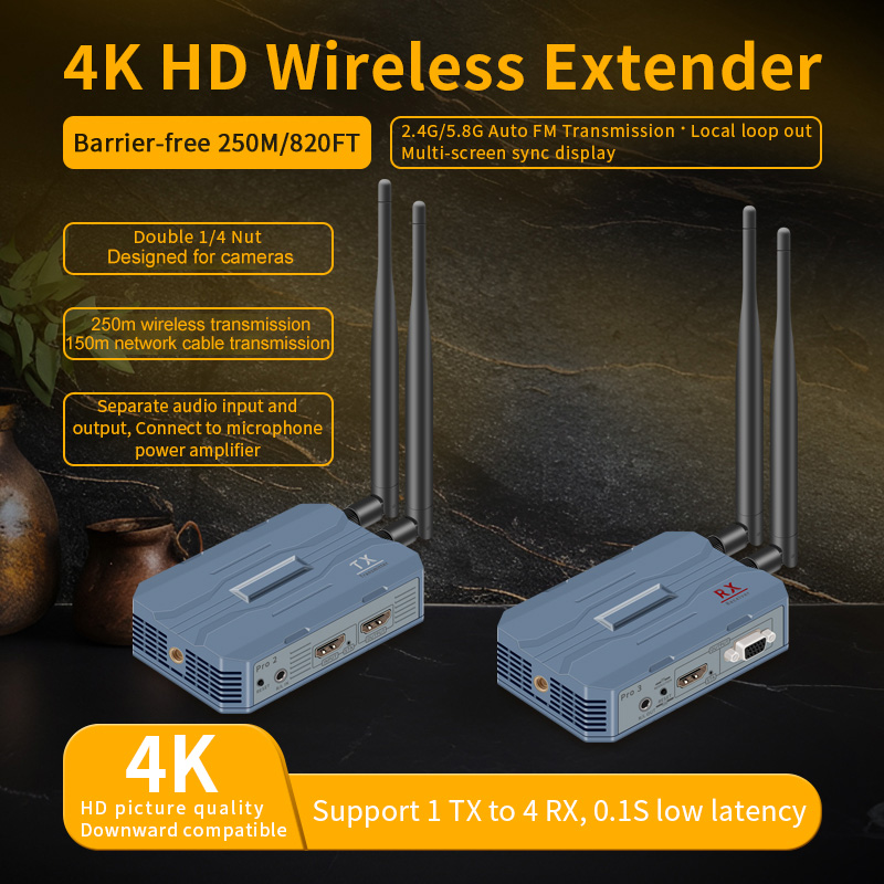 4K HDMI Wireless Extender 250m - Wireless Hdmi Transmitter And Receiver 4K review and price