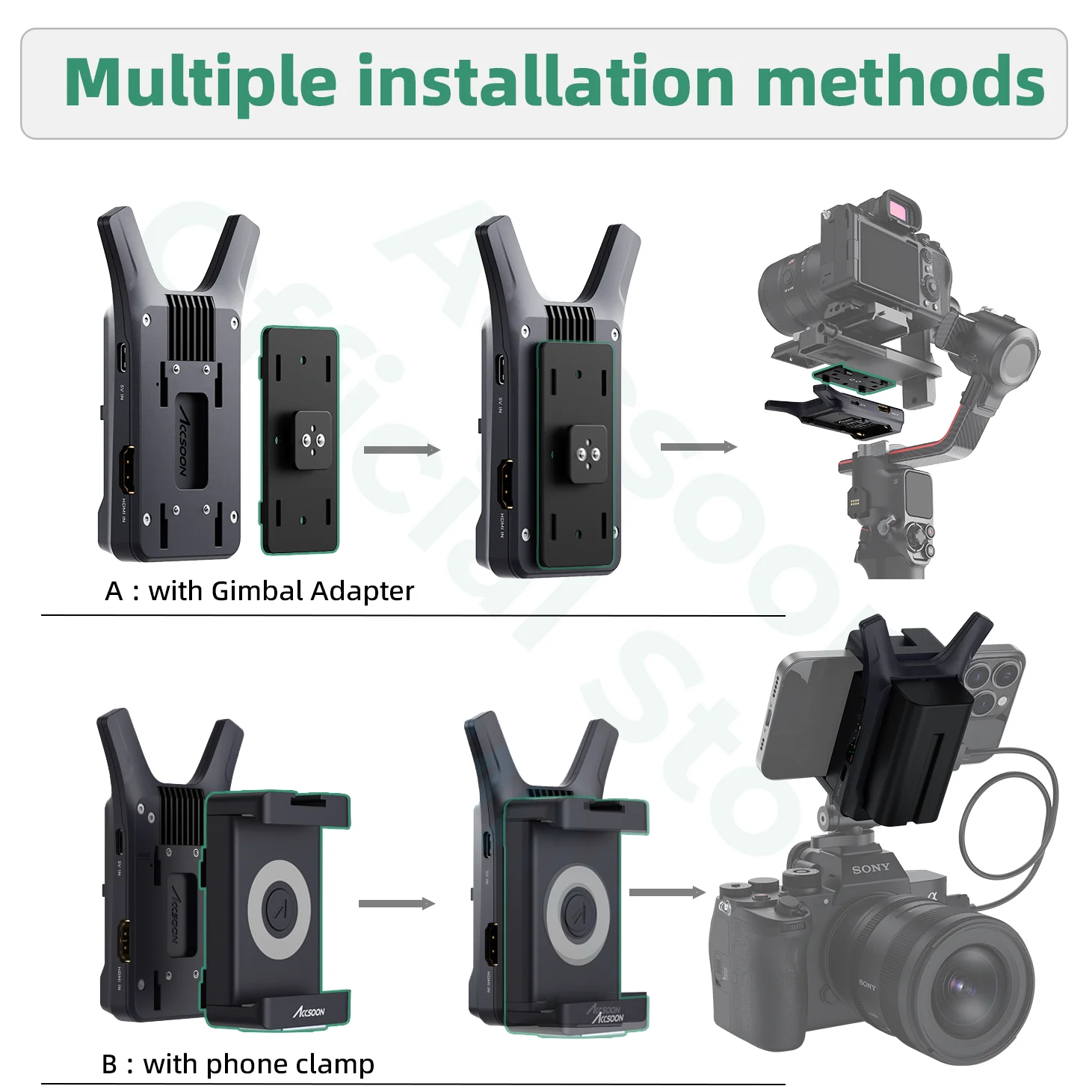 Accsoon  Nano HD-MI 150M Range - Wireless Video Transmitter For Camera Dslr review and price