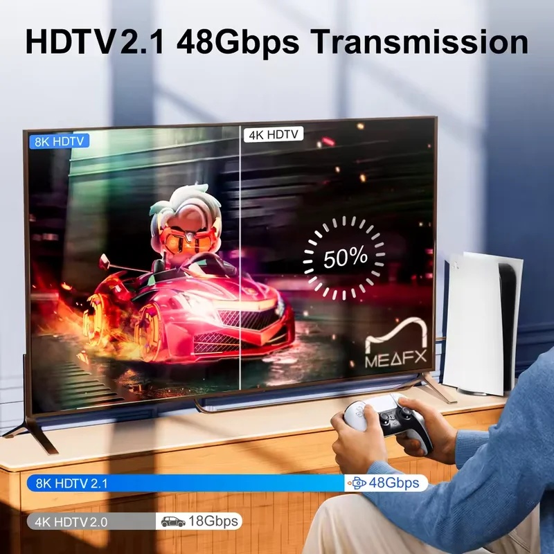 8K HDMI 2.1 Fiber Optic Cable  - Hdmi Fiber Optic Cable 50M 100M review and price
