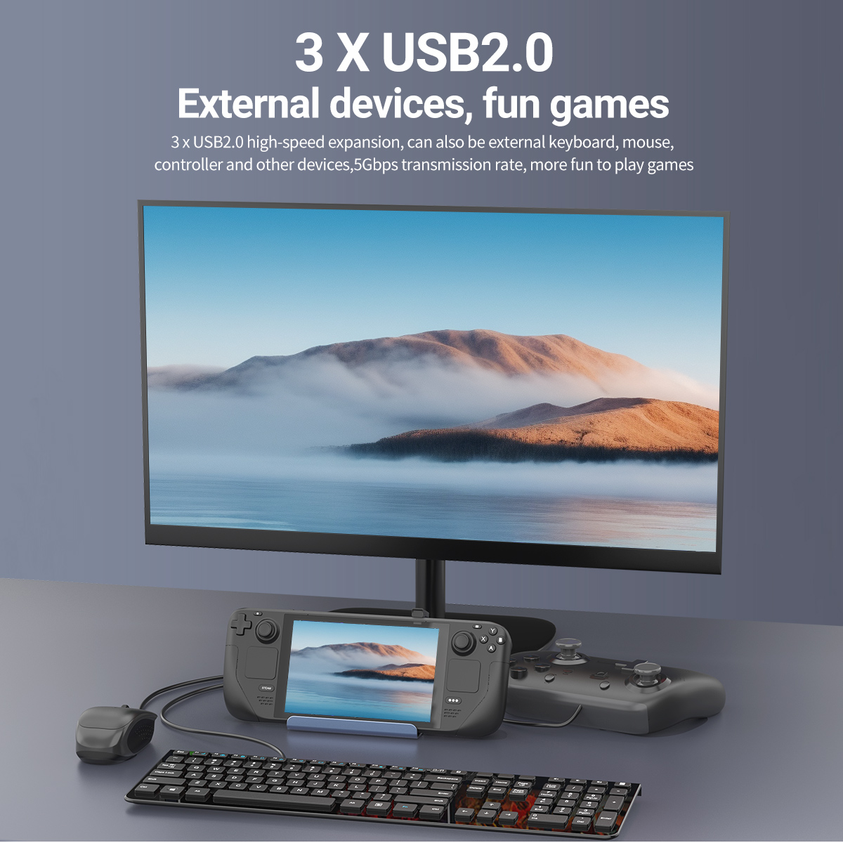 5-in-1 USB C Docking Station 4 - Hdmi Matrix Switch 4X4 4K 60Hz review and price