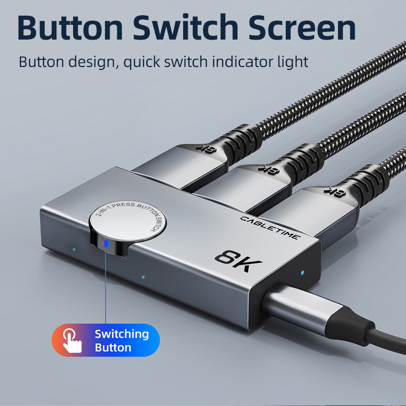 CABLETIME 8K 2 IN 1 HDMI Split - Hdmi Splitter 1 In 4 Out 4K 60Hz review and price