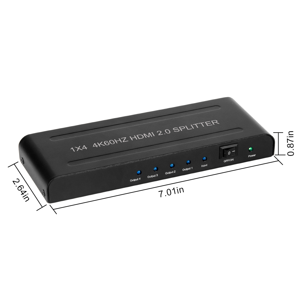 HDMI Splitter 1 in 4 Out, HDMI - Hdmi Splitter 1 In 4 Out 4K 60Hz review and price