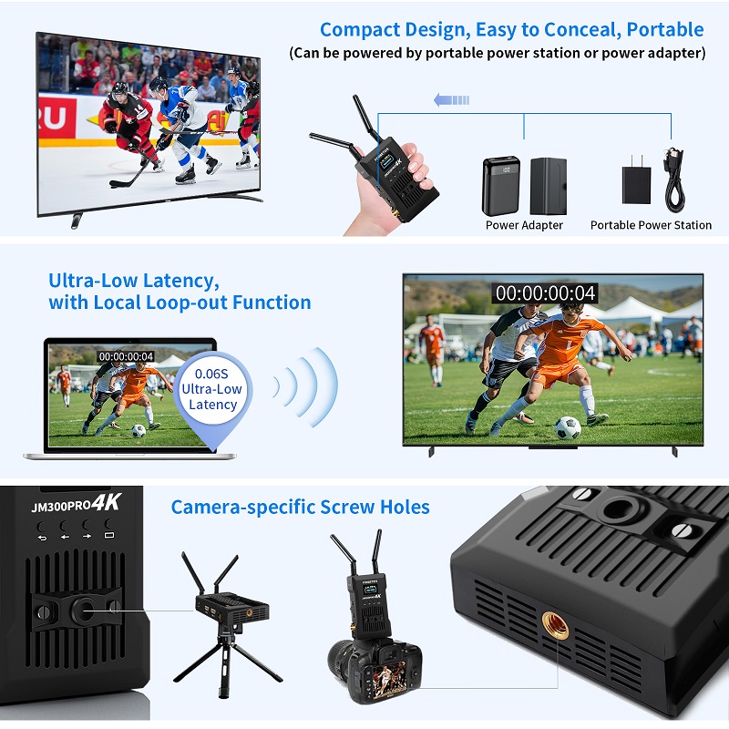 1000ft 4K Wireless HD Image Tr - Wireless Video Transmitter For Camera Dslr review and price