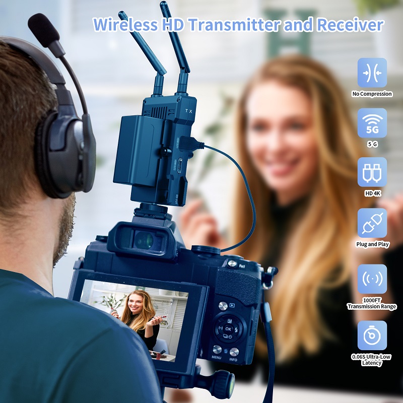 1000ft 4K Wireless HD Image Tr - Wireless Video Transmitter For Camera Dslr review and price