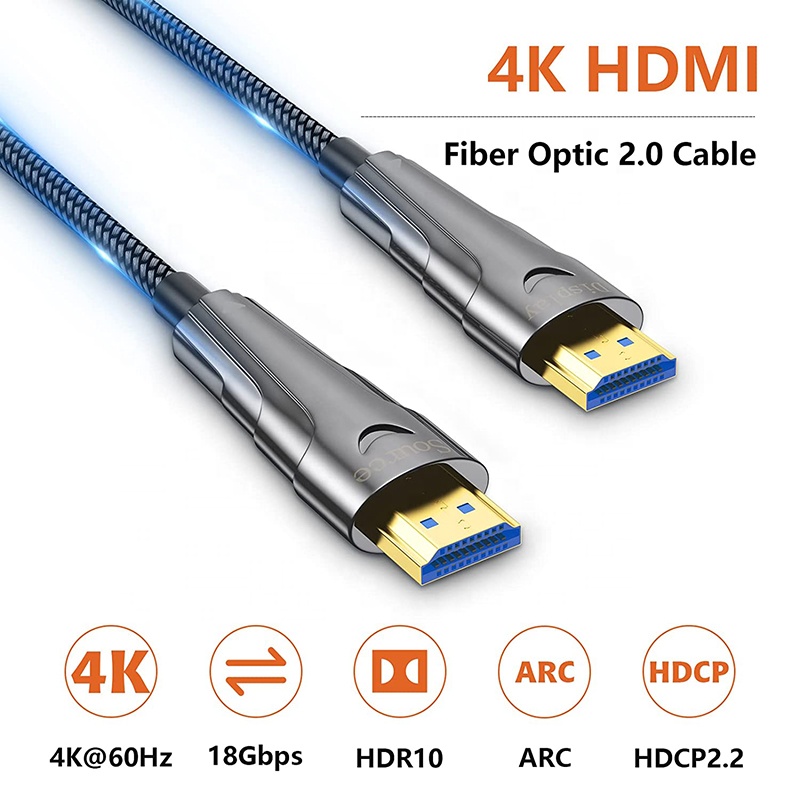 1080P 4K HDMI Male To Male Cab - Hdmi Fiber Optic Cable 50M 100M review and price