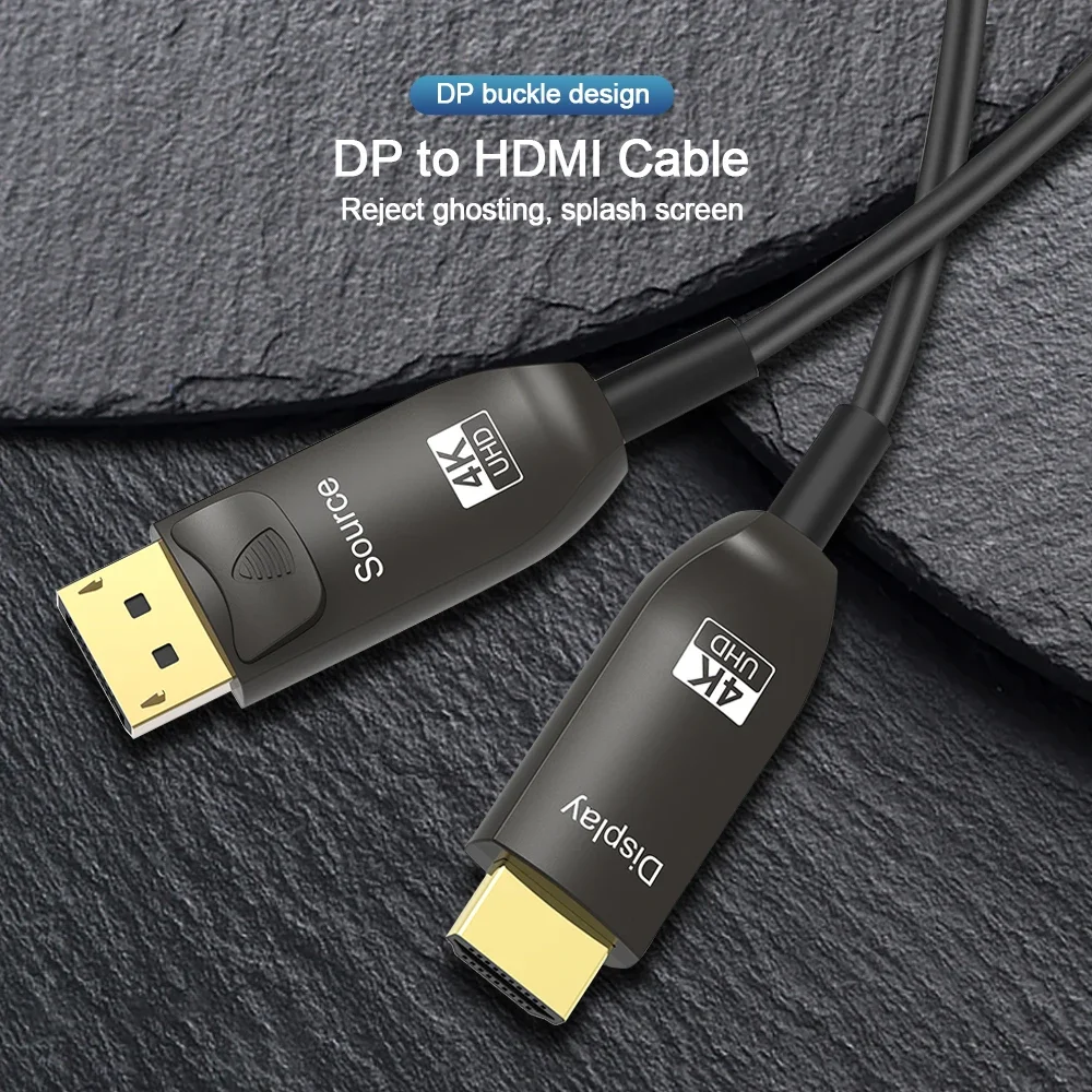 Displayport to HDMI Fiber Opti - Hdmi Fiber Optic Cable 50M 100M review and price