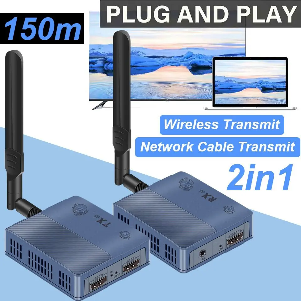 1080p 4K Wireless HDMI Extende - Wireless Hdmi Transmitter And Receiver 4K review and price