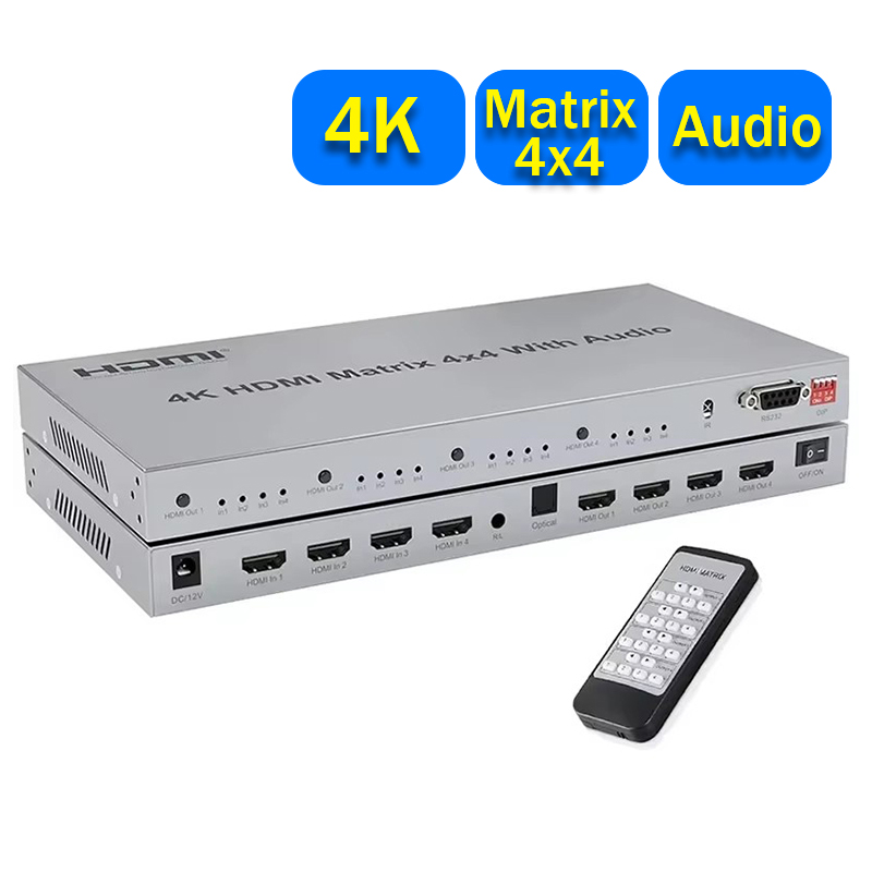 4K HDMI True Matrix Switch 4 i - Hdmi Matrix Switch 4X4 4K 60Hz review and price
