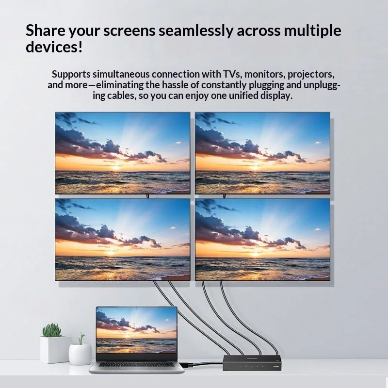 UGREEN CM604 HDMI Splitter 1 i - Hdmi Splitter 1 In 4 Out 4K 60Hz review and price