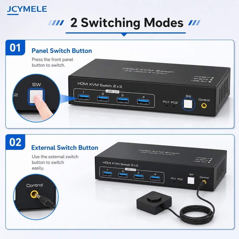 HDMI KVM Switch 2 Computers 2  - Hdmi Kvm Switch 4 Port Dual Monitor review and price