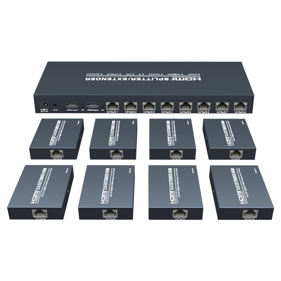 Navceker 4K 60Hz HDMI Extender - Hdmi Splitter 1 In 4 Out 4K 60Hz review and price