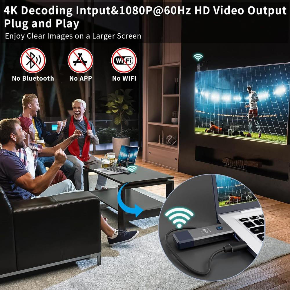 50M Long Range 1080P Wireless  - Wireless Hdmi Receiver For Projector review and price