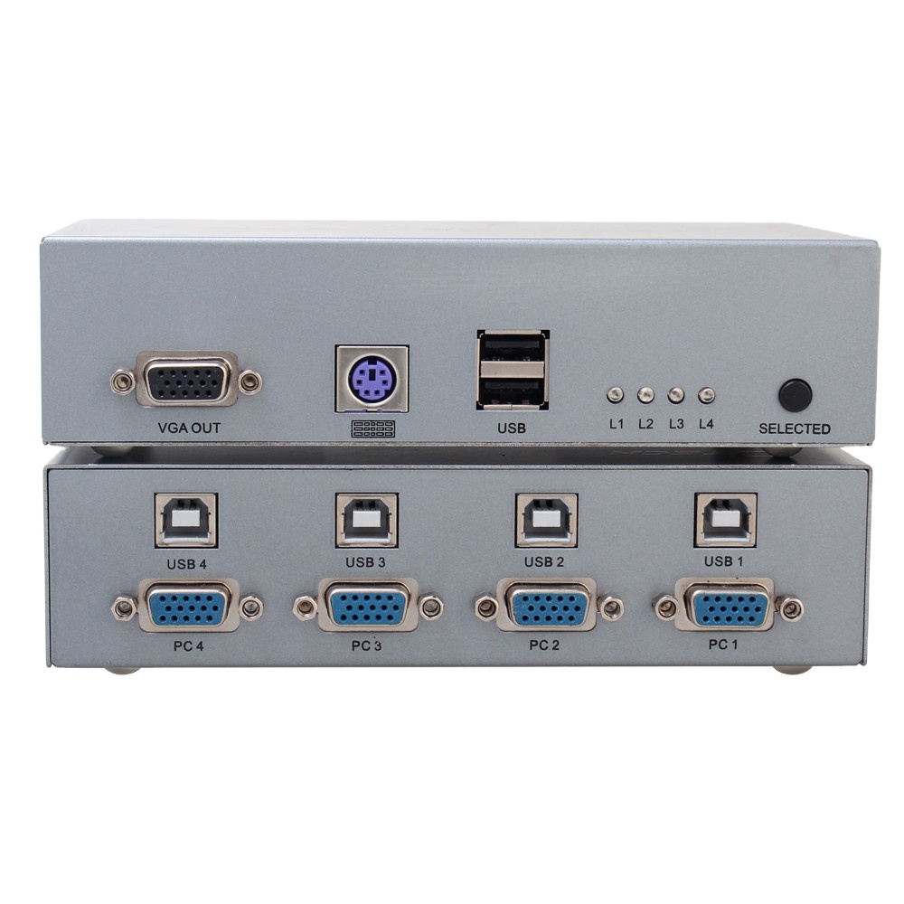 DTECH 4 Port USB HDMI KVM Exte - Hdmi Kvm Switch 4 Port Dual Monitor review and price
